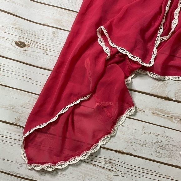 Francesca’s Fuchsia Pink Swim Coverup - Picture 2 of 4